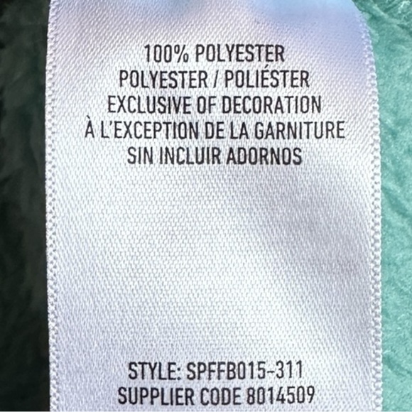 Spyder Women’s 1/4 Snap Sherpa Fleece Pullover Aqua Sea Blue Size L NWT - Picture 9 of 10